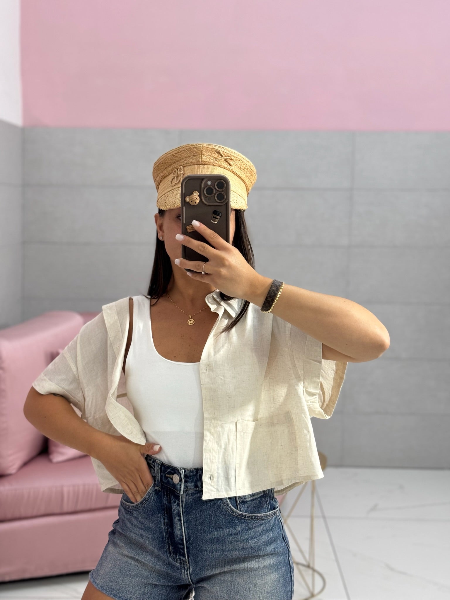 Camicia Crop Similino
