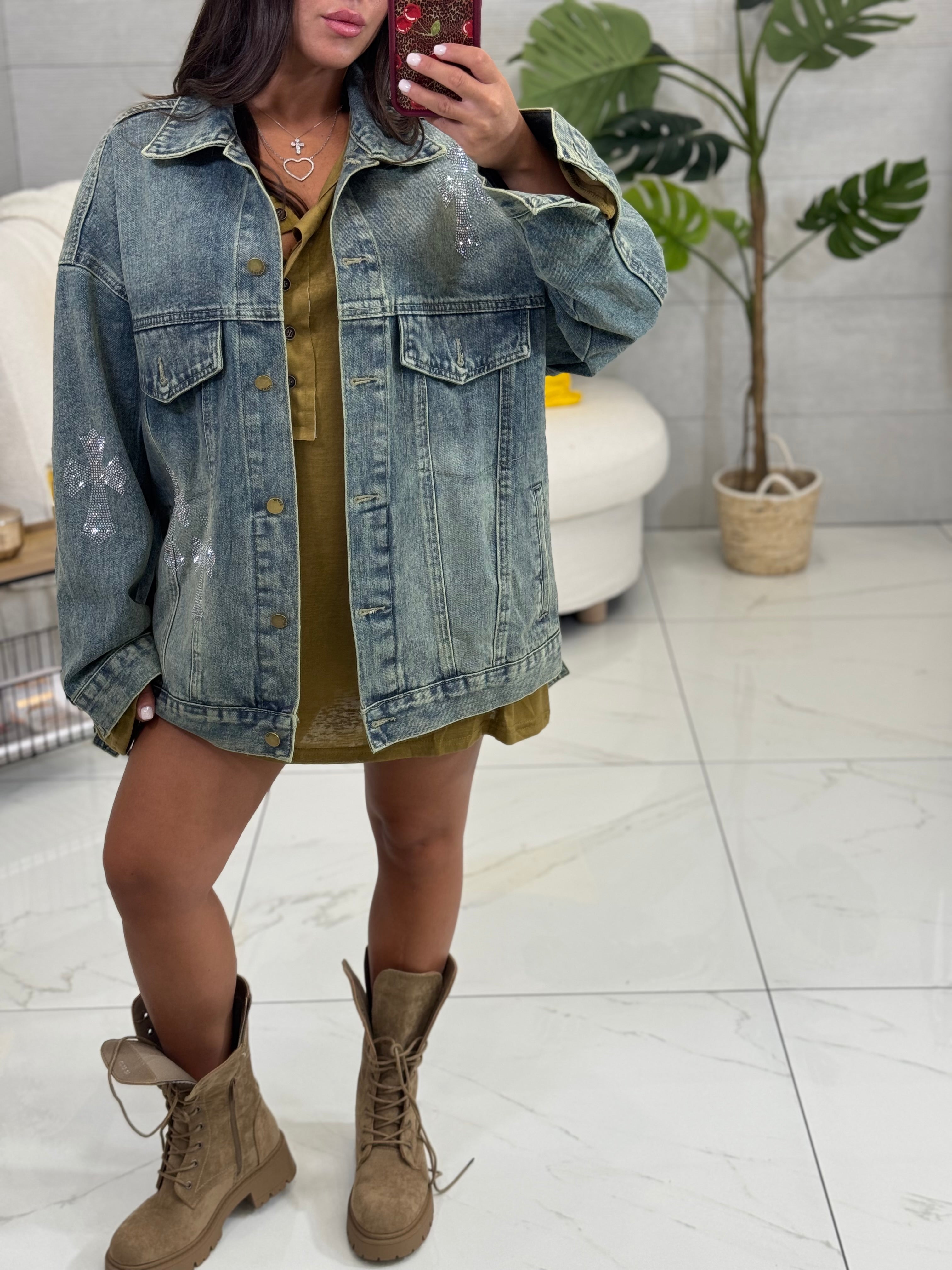 Jacket Denim Chrome