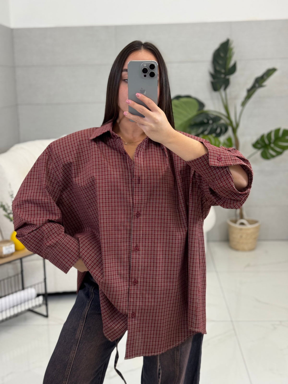 Camicia maxi Spallina Just West