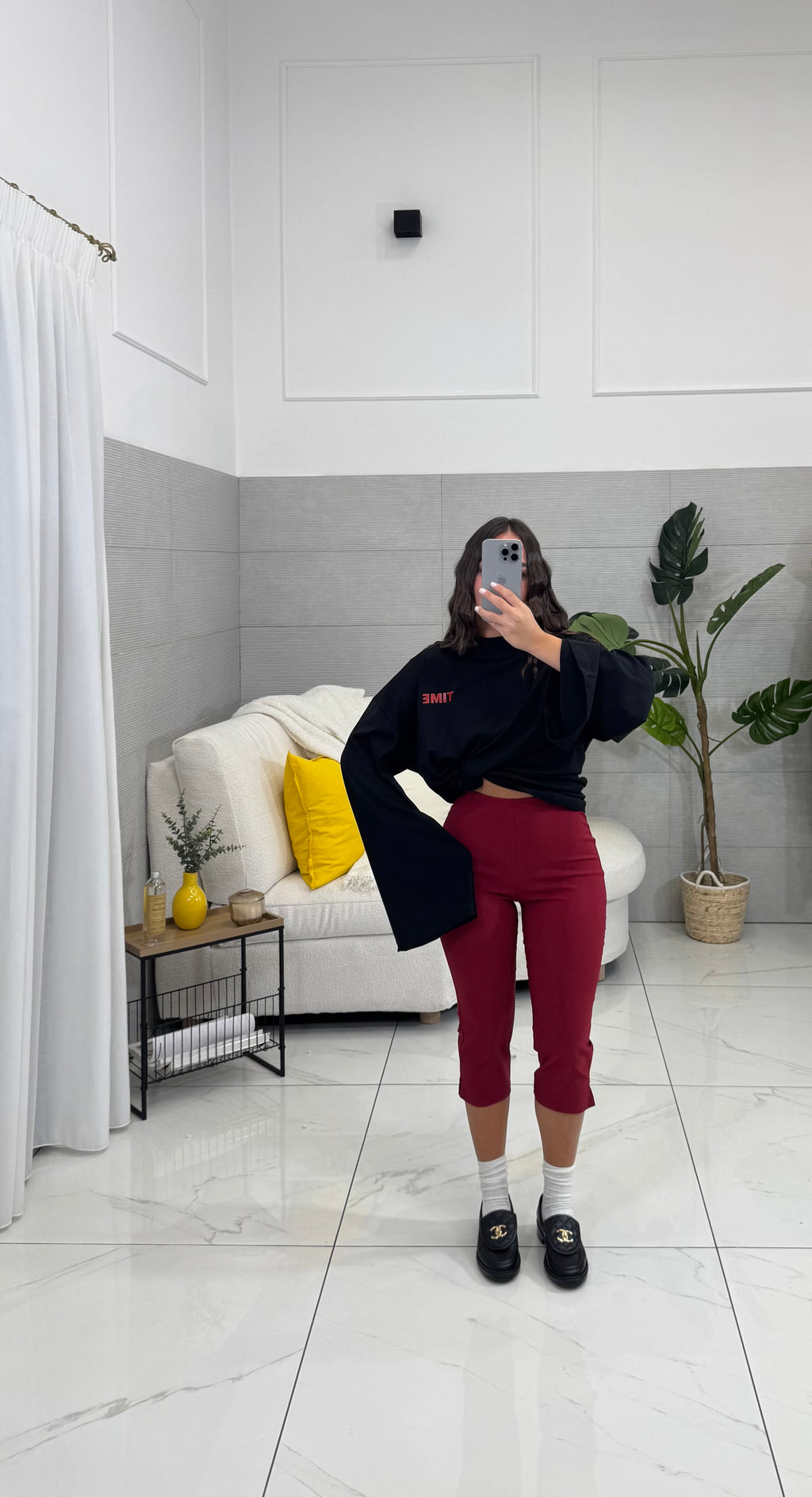 Pantalone Capri Red