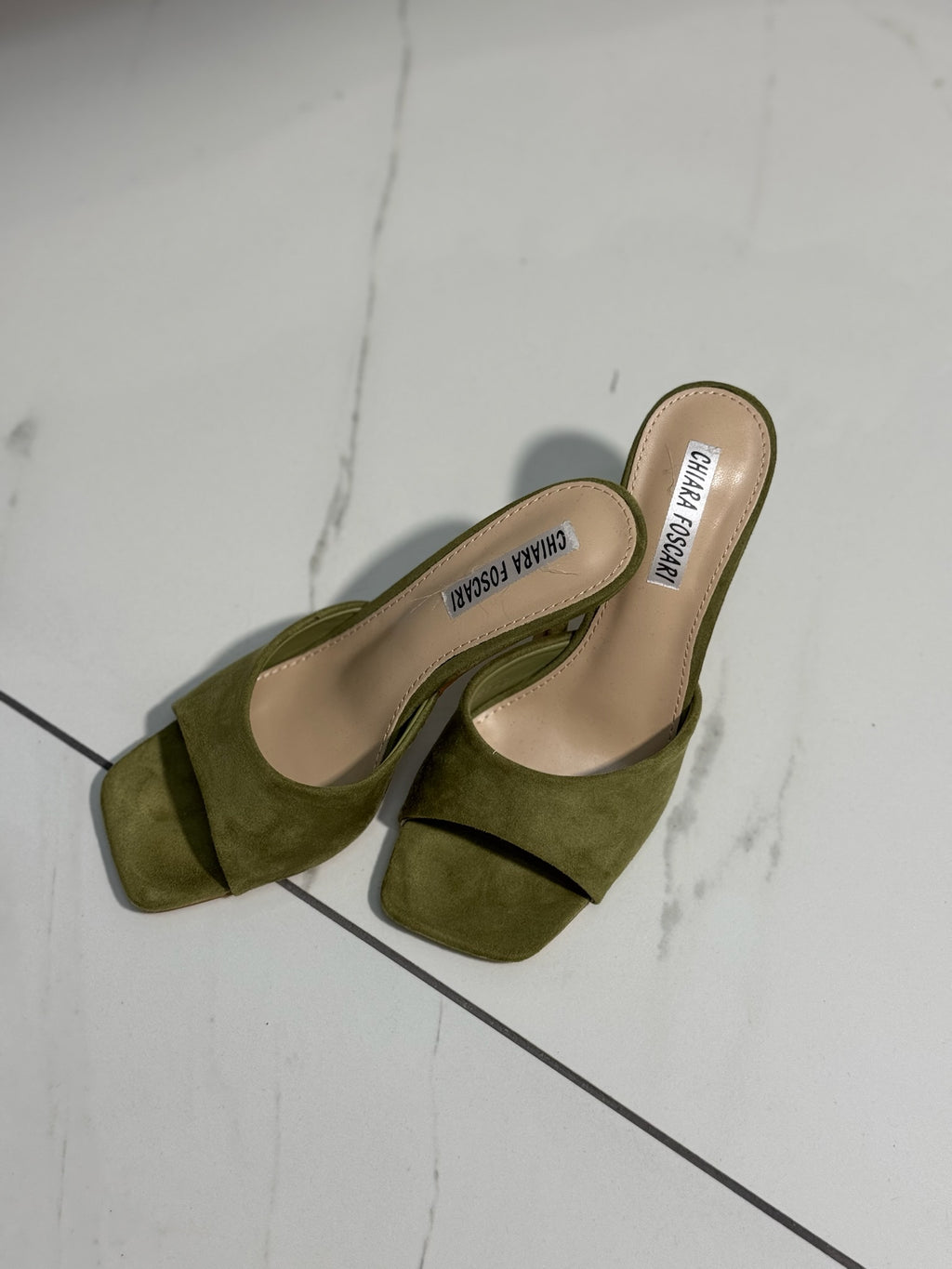 Tacco In Suede Green