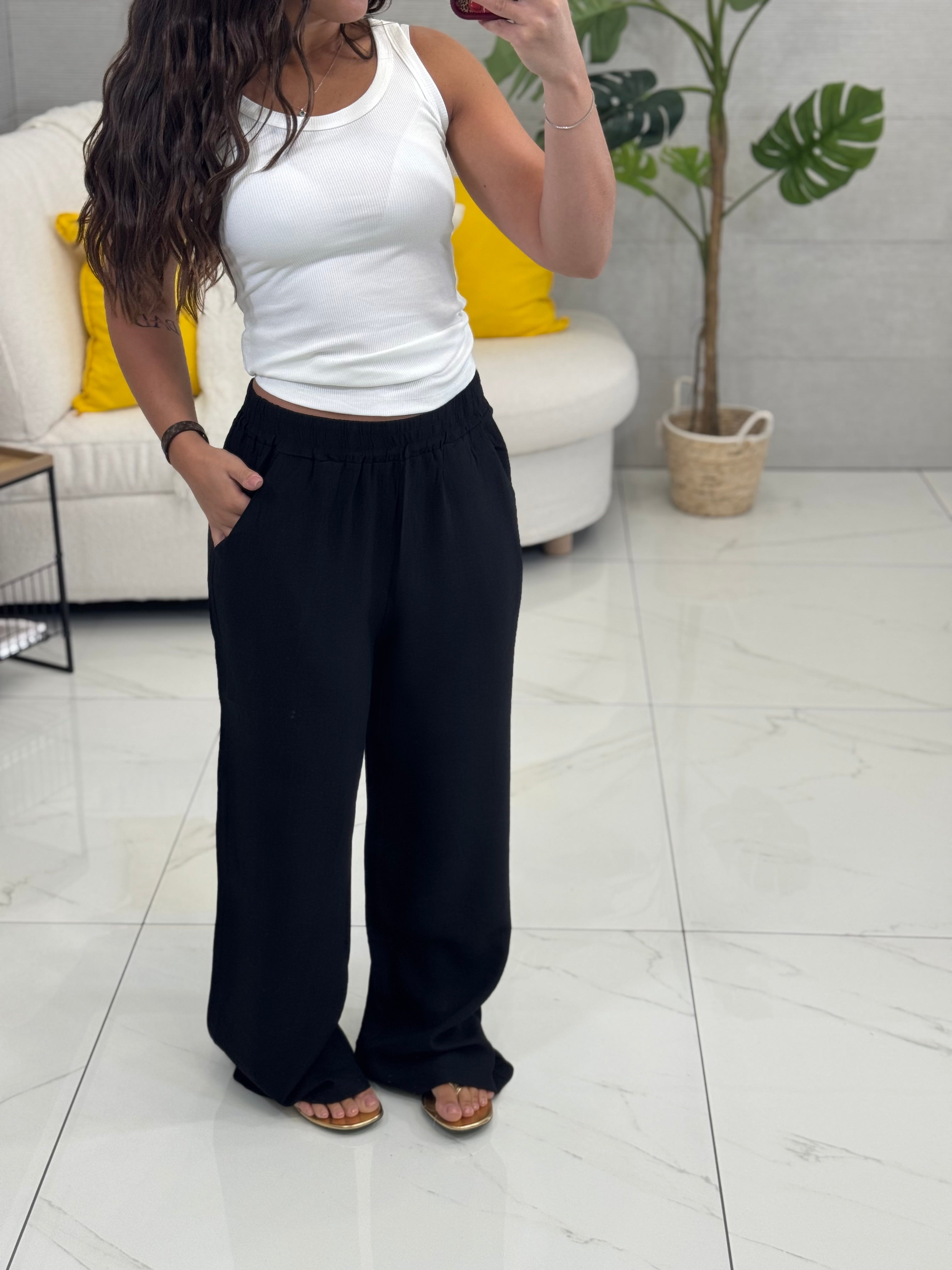 Pantalone Gamba Larga