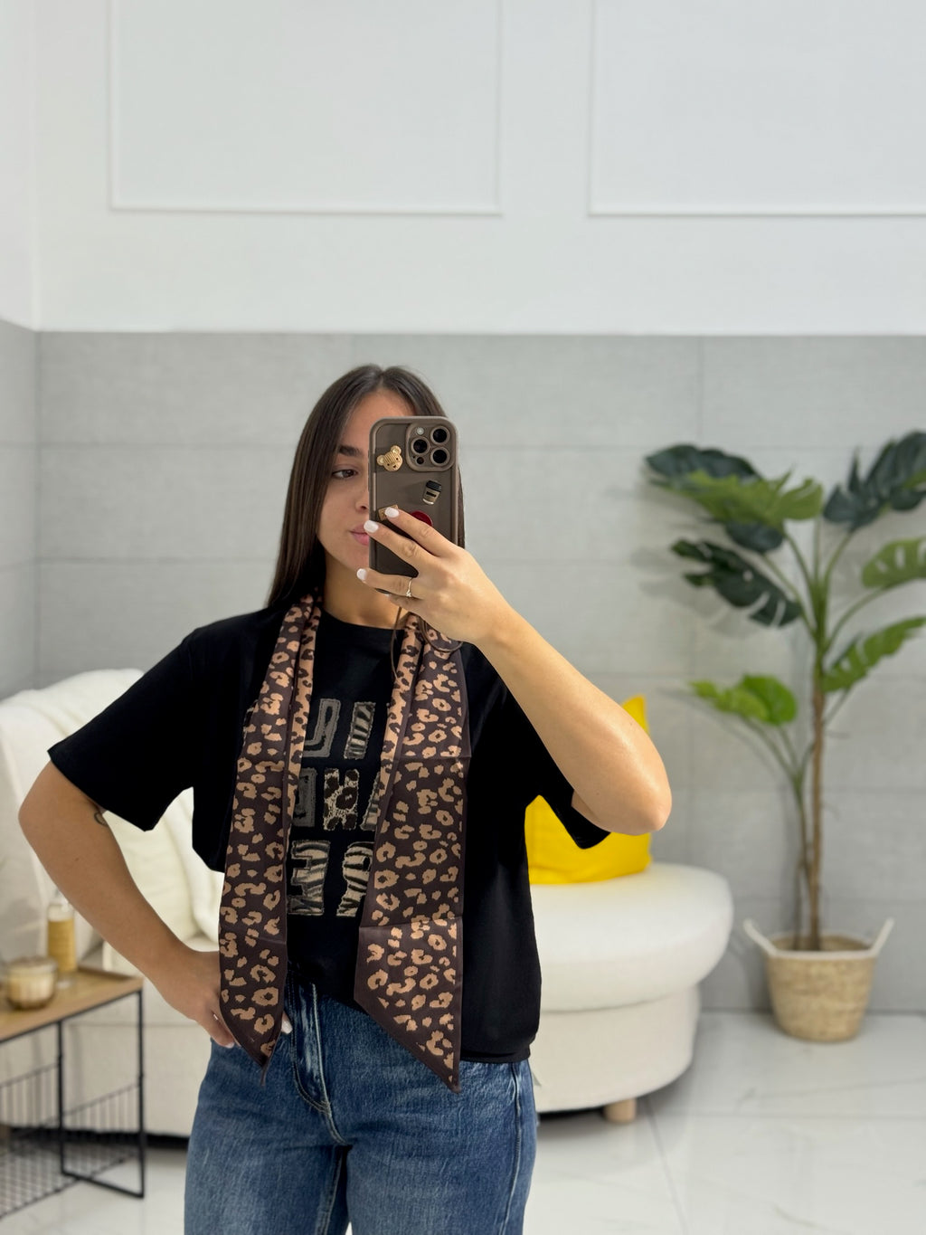 T-shirt foulard