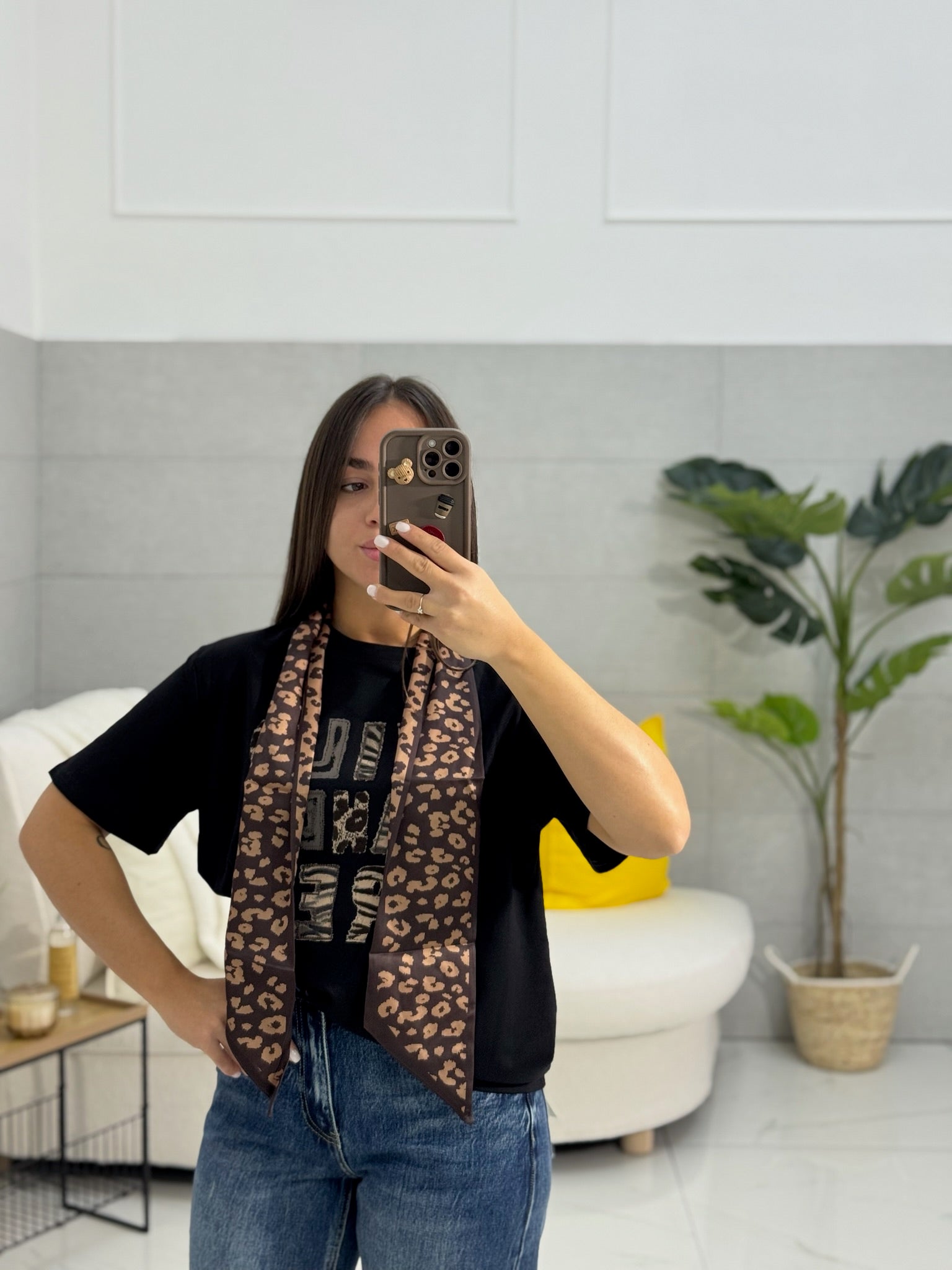 T-shirt foulard