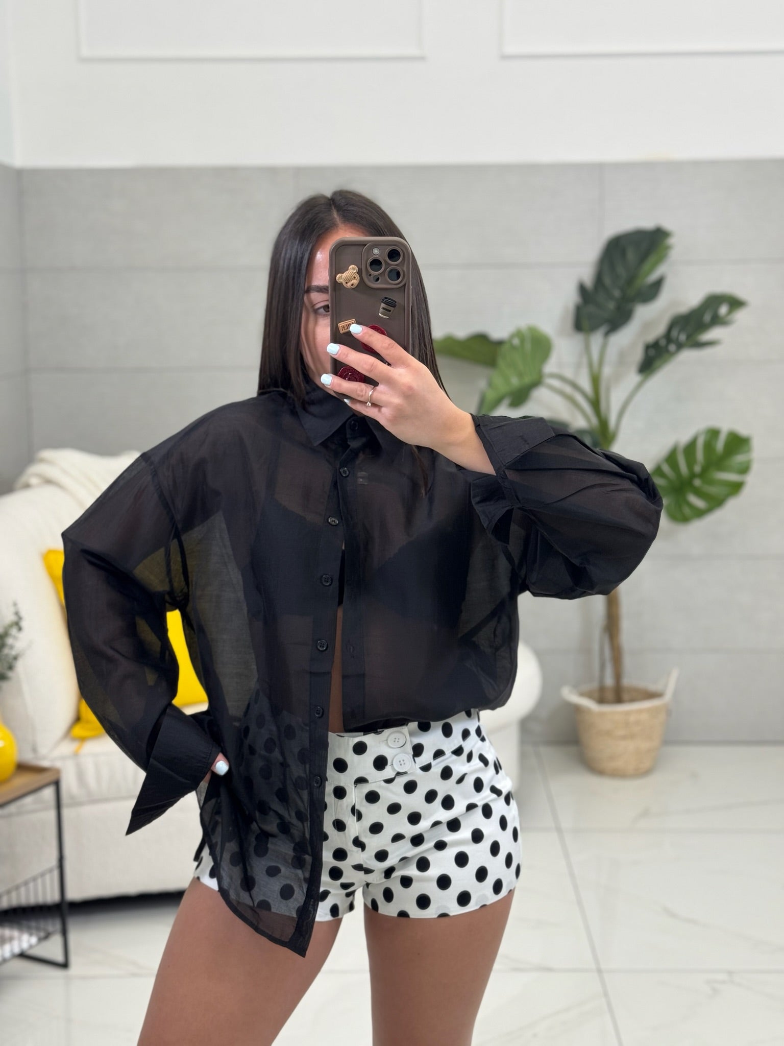 Camicia Semivelata