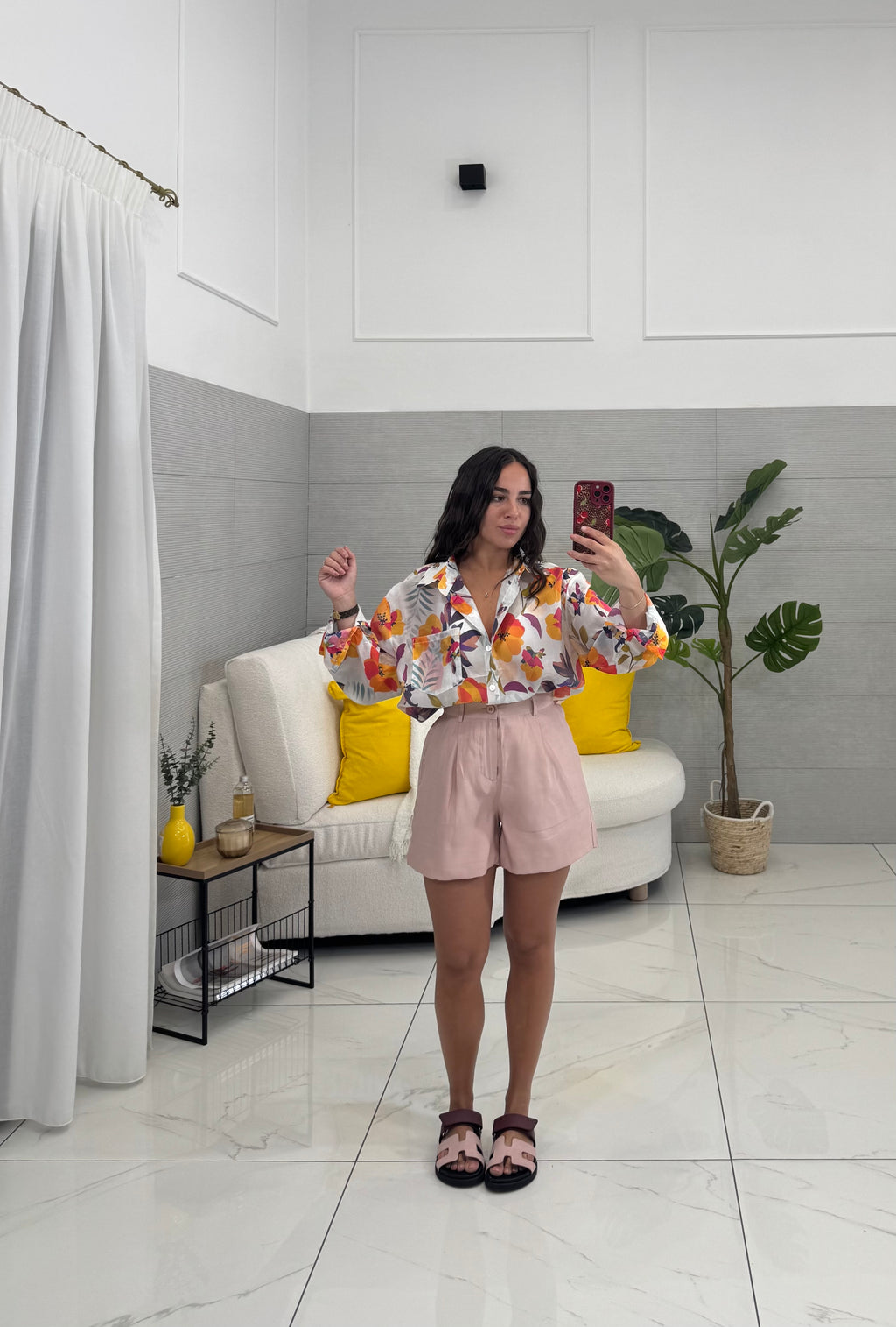 Shorts Simil-Lino