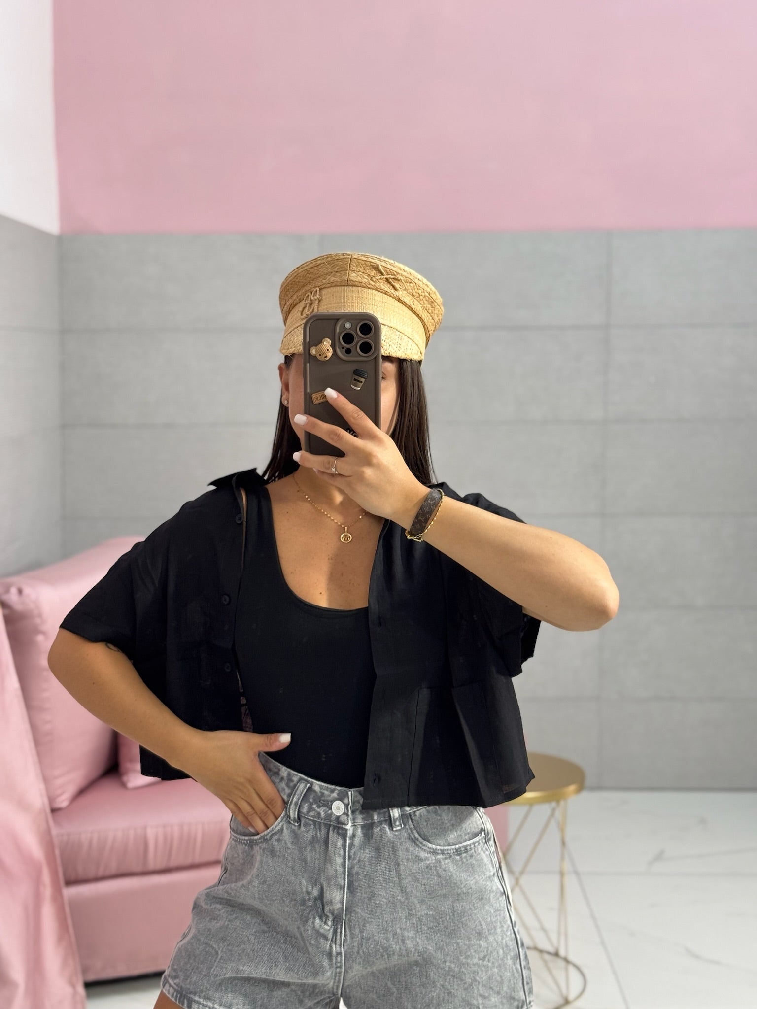 Camicia Crop Similino