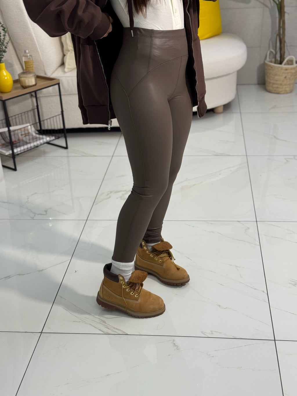 Leggins ecopelle
