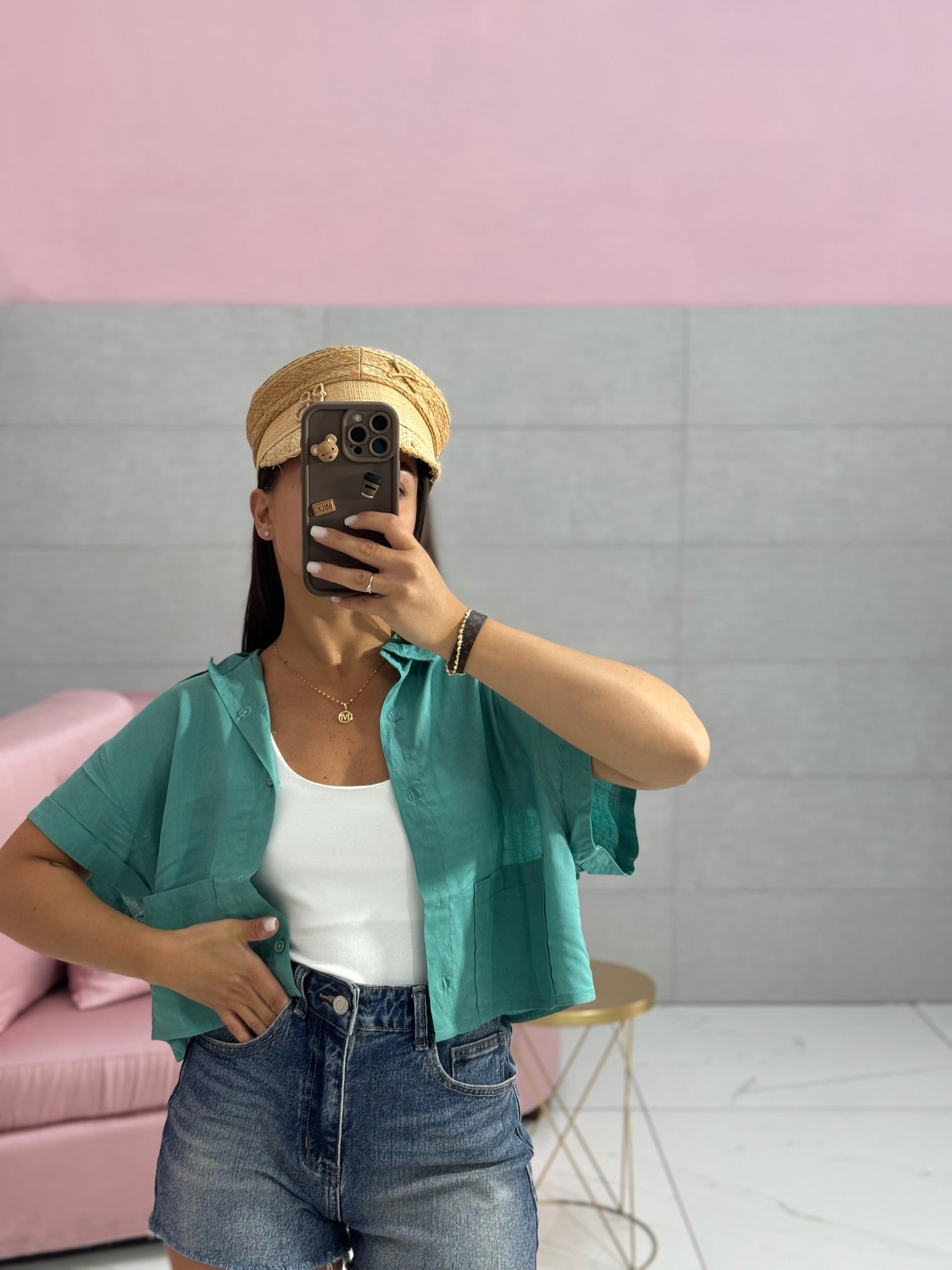 Camicia Crop Similino