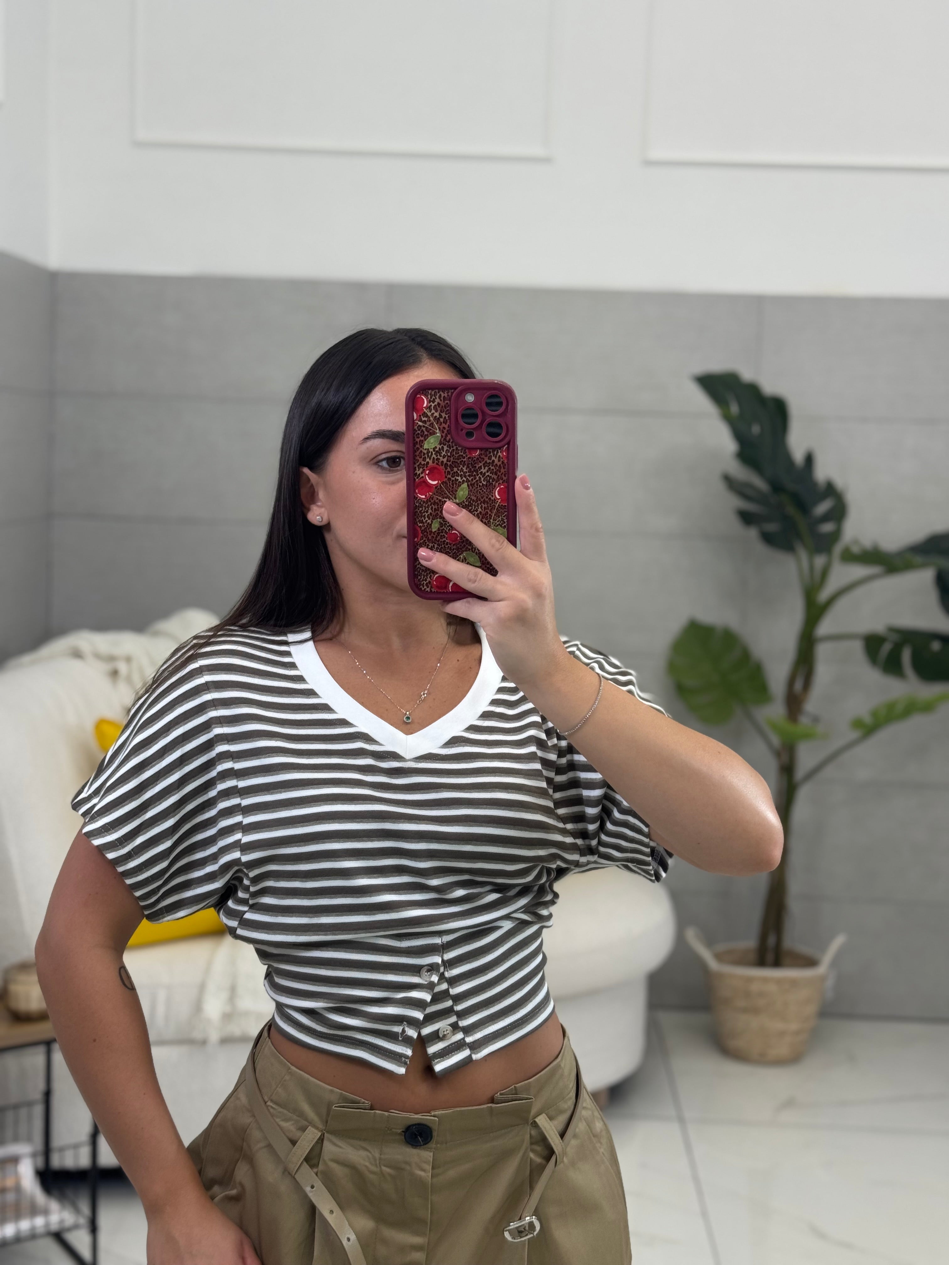 T-Shirt Scollo a V