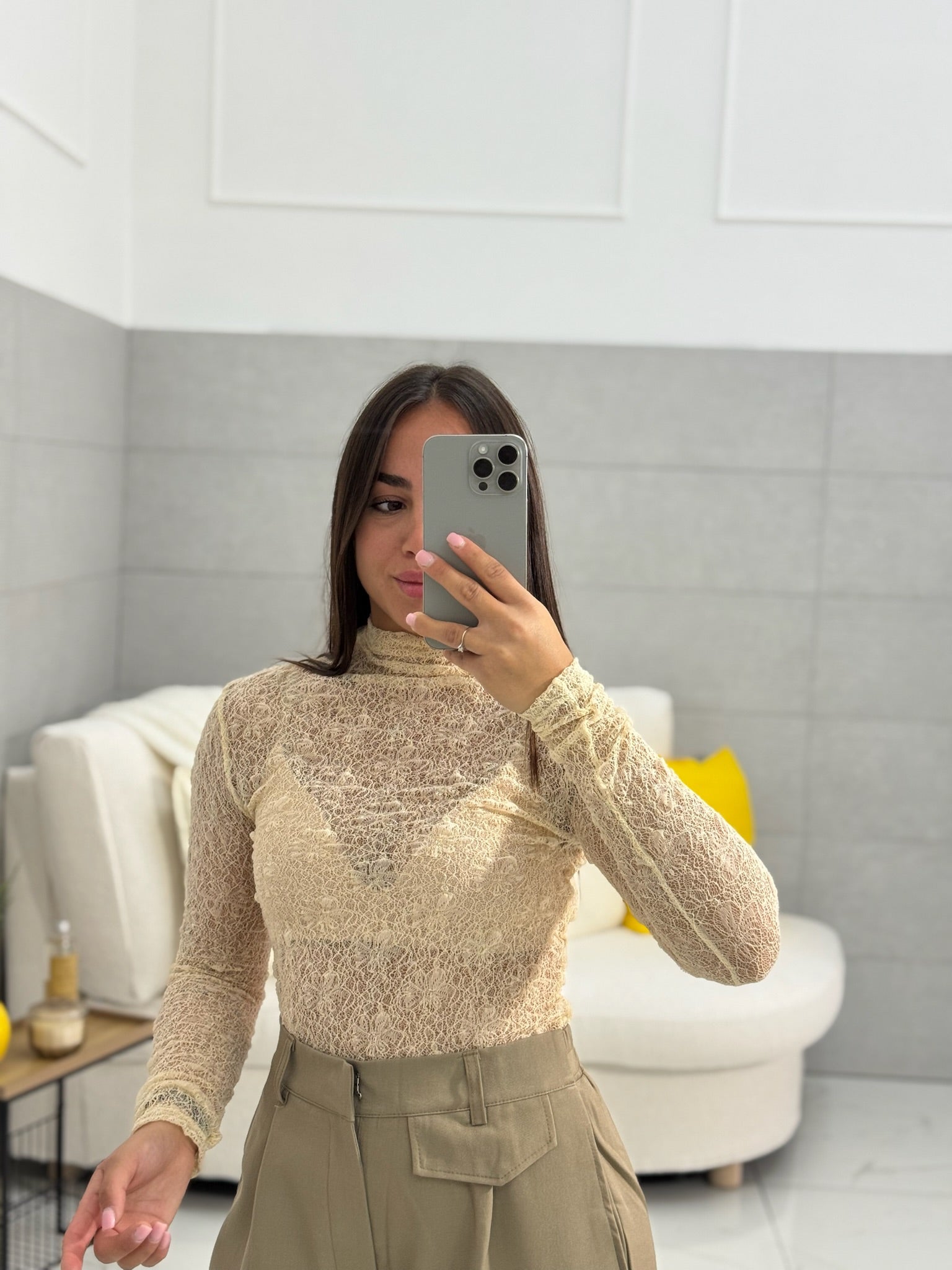 Maglia In Pizzo