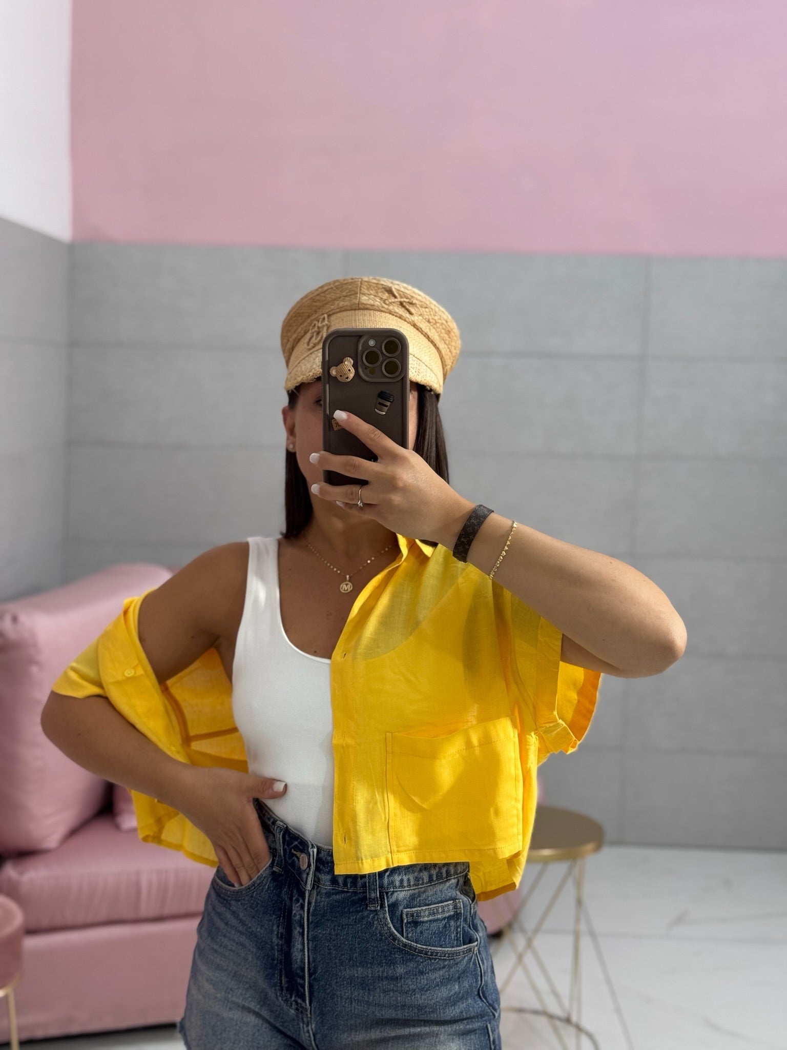 Camicia Crop Similino