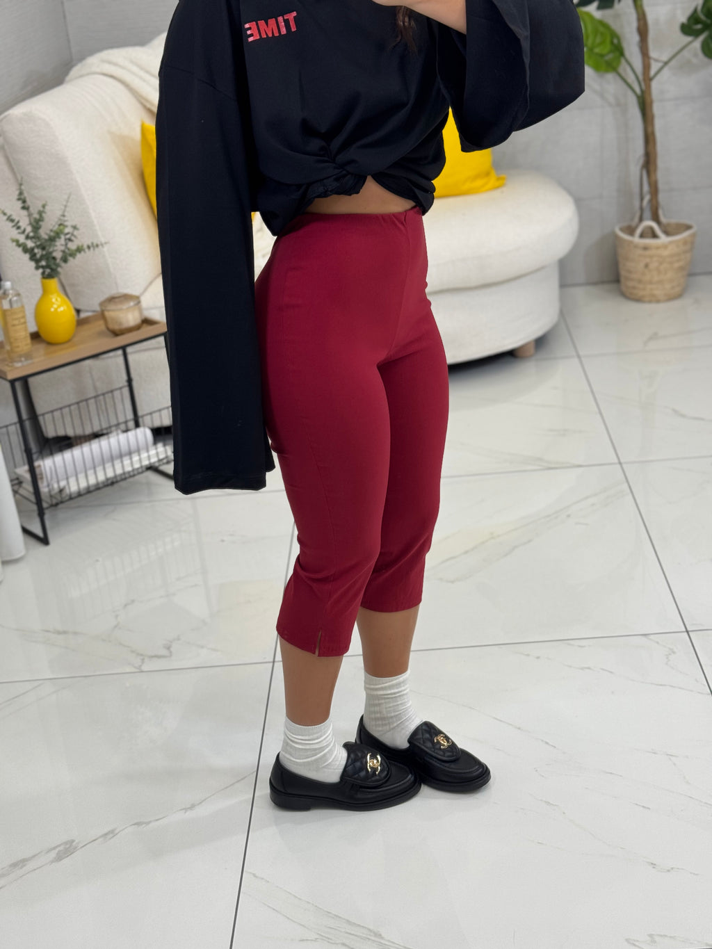 Pantalone Capri Red