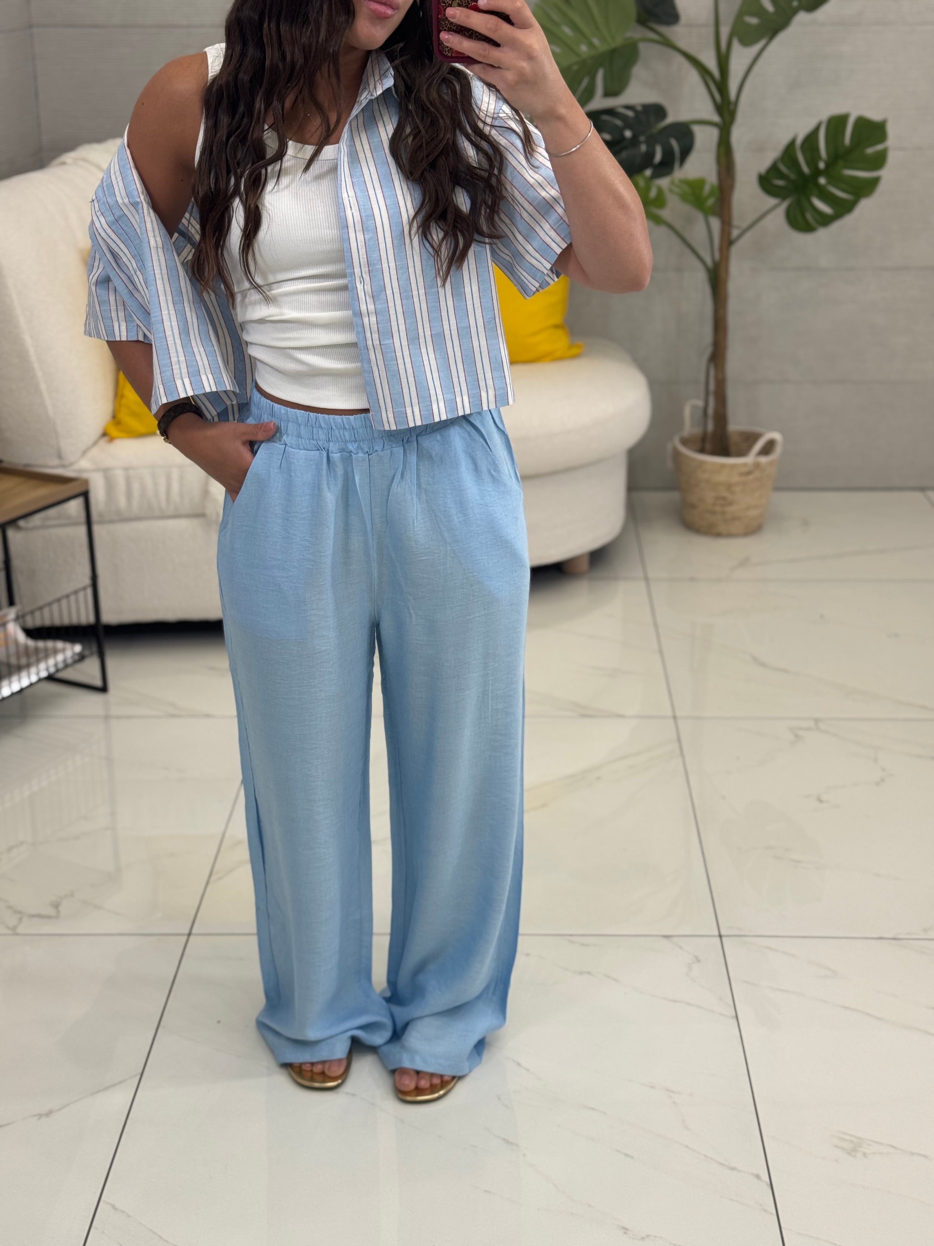 Pantalone Gamba Larga