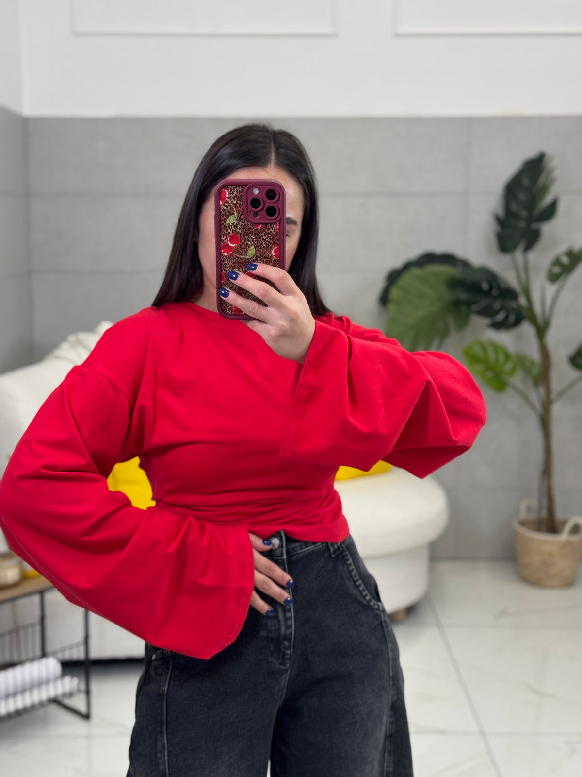 Maglia drappeggio