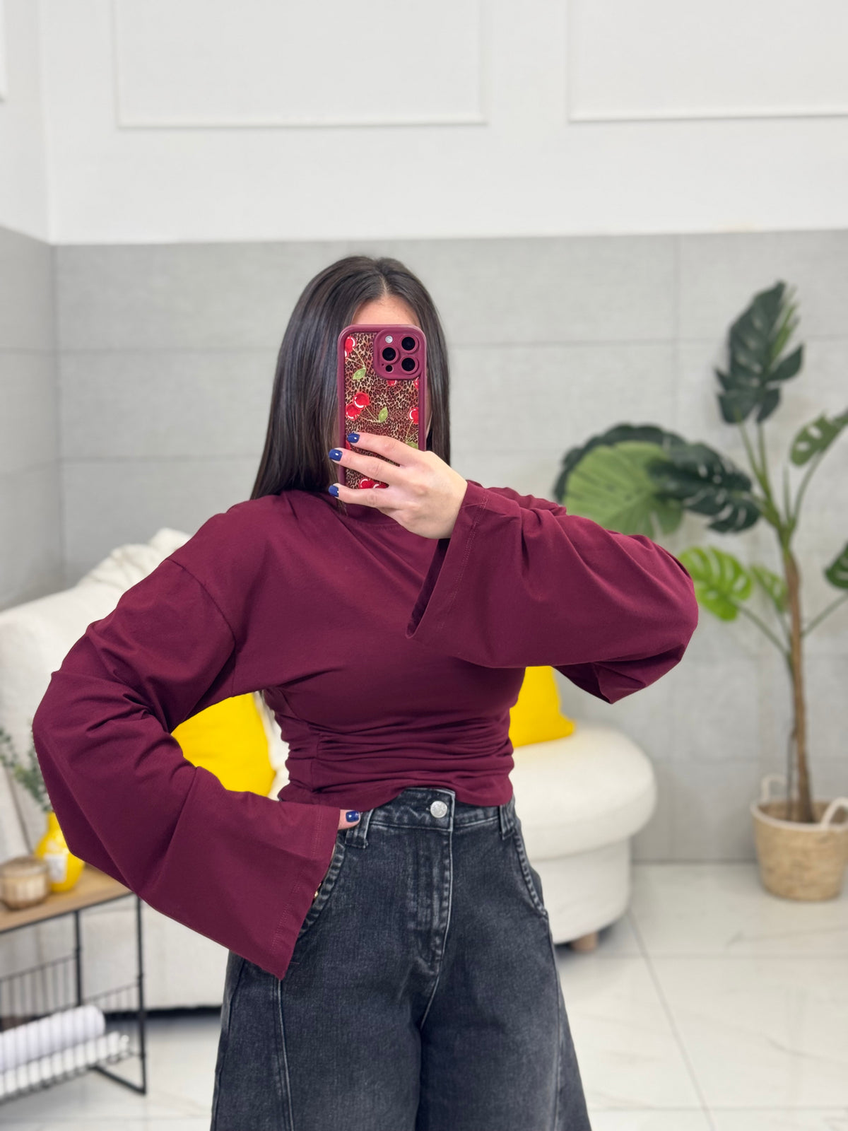 Maglia drappeggio